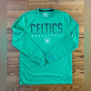 Celtics Basketball Green Long Sleeve Shirt
